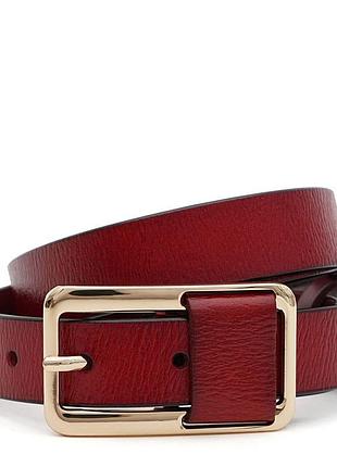 Ремінь жіночий шкіряний 105х2.3 jz sb-jzcv18011br-brown