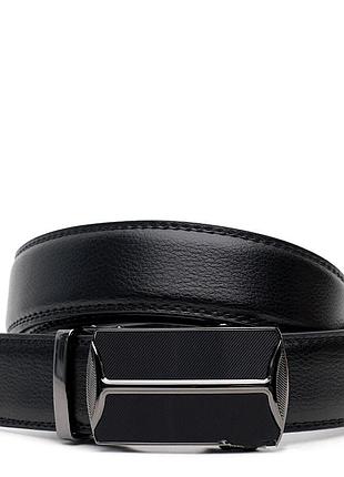 Ремень мужской кожаный автомат 120х3,5 jz sb-jzv1gkx17-black