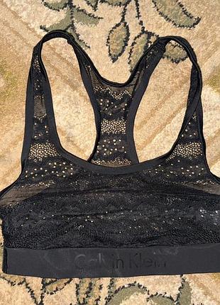 Мереживний топ бюстгальтер calvin klein