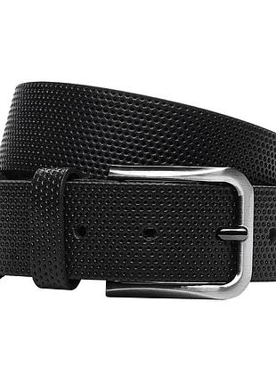 Ремень мужской кожаный 115-125х3,5 jz sb-jzv1dp45-black