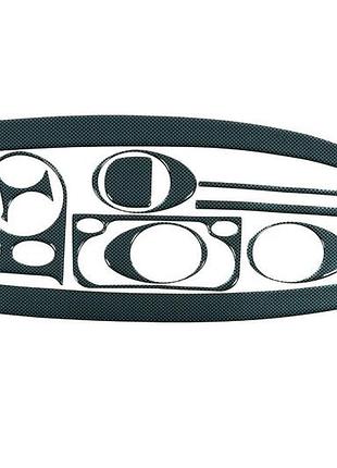 Накладки на панель (1998-2005) карбон для daewoo matiz рр