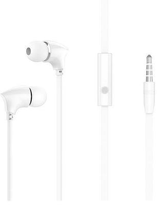 Наушники вакуумні borofone bm26 jack 3.5 white