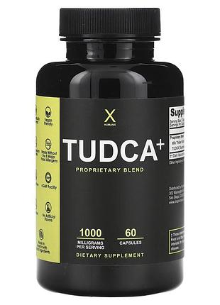 Тауроурсодезоксихолева кислота humanx tudca+ 1,000 mg 60 capsules