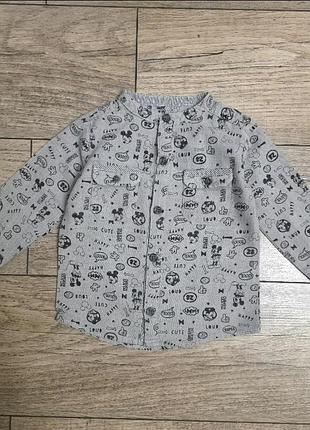 Рубашка george на мальчика 9-12 м 80