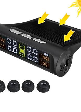 Система контроля давления и температуры в шинах tpms+solar с внешними датчиками и солнечной панелью
