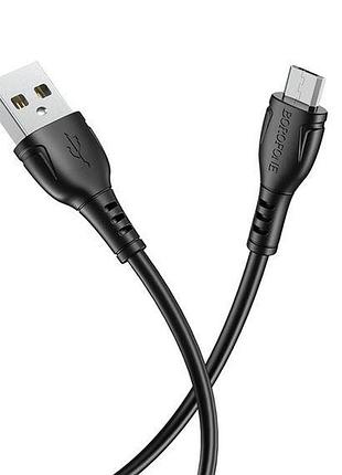 Кабель borofone bx51 usb to microusb 1m black
