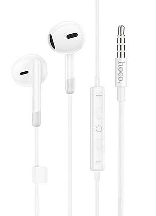 Наушники вкладиші hoco m109 jack 3.5 white