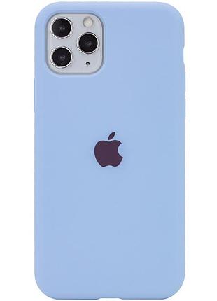Чехол на apple iphone 11 pro max / для айфон 11 про макс силикон голубой / lilac blue