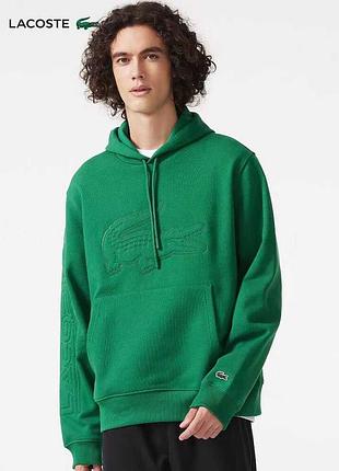 Худи, толстовка мужская утепленная lacoste