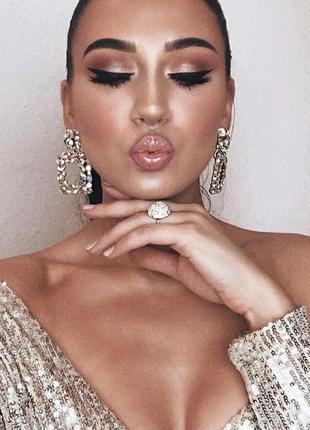 Очень красивые массивные серьги zarastyle !!! 💣1+1=3💣!!!!