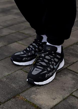 👟nike p-6000 black/cool grey gore-tex 8