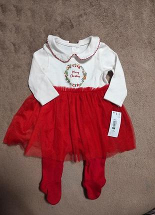 Новорічне вбрання для новонародженої