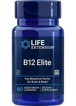 Витамин b12 life extension b12 elite 60 vegetarian lozenges