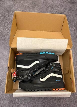 Кросівки vans sk8 gore-tex black blue 4