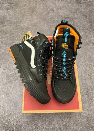 Кросівки vans sk8 gore-tex black blue 8