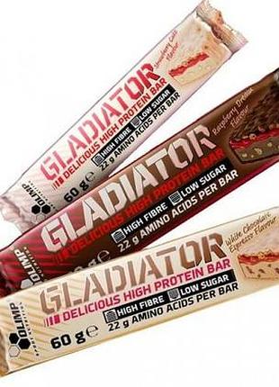 Протеїновий батончик olimp gladiator bar 60 g (caramel)