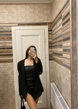 Міні-сукня з еко шкіри