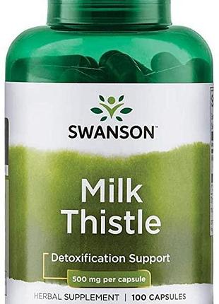 Розторопша swanson full spectrum milk thistle 500mg 100 caps
