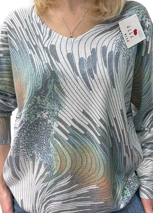 Свитер женский из кашемира с люрексом