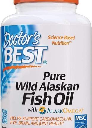 Рыбий жир из дикого аляскинского минтая pure wild alaskan fish oil with alaskomega, 1,000 mg, 180 marine softgels