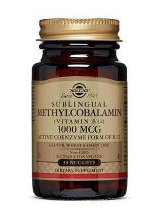 Витамин b12 solgar sublingual vitamin b 12 1000 mcg 30 nuggets