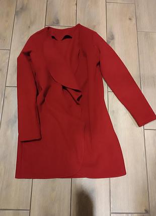 Пальто женское поясок