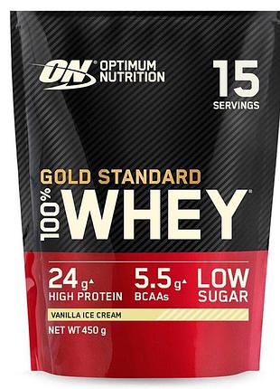 Протеїн optimum nutrition whey gold standard 450g (vanilla) eu