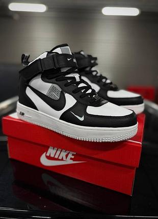 Зимові черевики натуральна шкіра nike air force winter