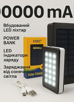 Повербанк для подорожей power bank solar 90000 mah, акумулятор для зарядки телефону jf-29