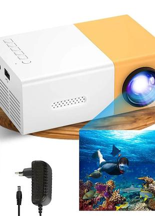 Портативний проектор full hd з динаміком + пульт yg300