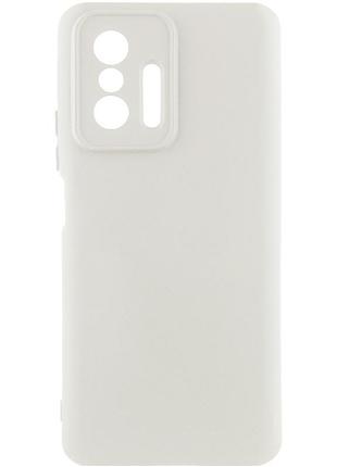 Чехол silicone cover ummi lakshmi full camera (aa) для xiaomi 11t / 11t pro белый / white ptr