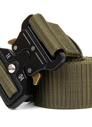 Тактический ремень tactical belt 125см, зеленый