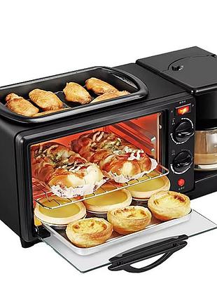Электрическая печь для завтрака 3в1, 2400w, sc-206