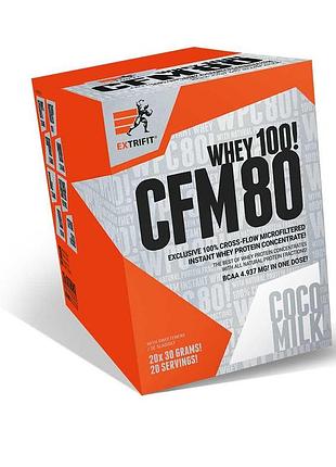 Протеїн extrifit cfm instant whey 80 20 packs (coconut milk)