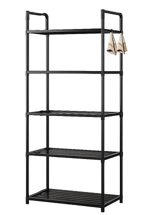 Стеллаж этажерка с 5 полками , напольная , 50.5 x 27 x 147,xl-1330