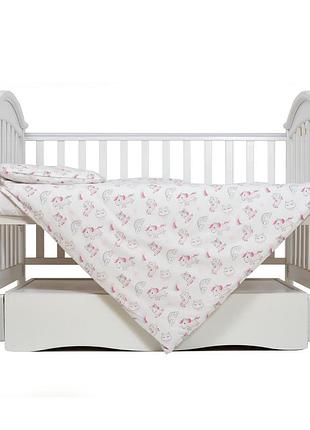 Змінна постіль 3 ел twins comfort line єдиноріг рожевий