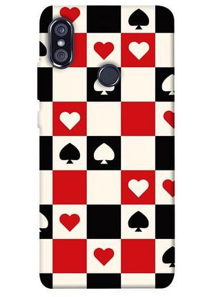 Чехол с принтом для xiaomi redmi note 5 pro, 5 (dc) для сяоми редми ноте 5 про, ноте 5 card grid