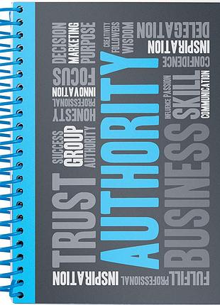 Зошит а5 на спір. пласт.120кл."axent" з розділ. 8405-05-a