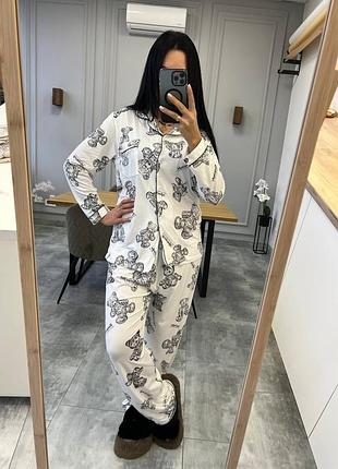 Стильная женская пижама-двойка