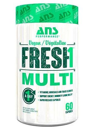 Комплекс витаминов и минералов ans fresh multi vegan 60 tabs