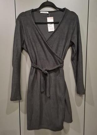 Сукня на запах, ангора рубчик