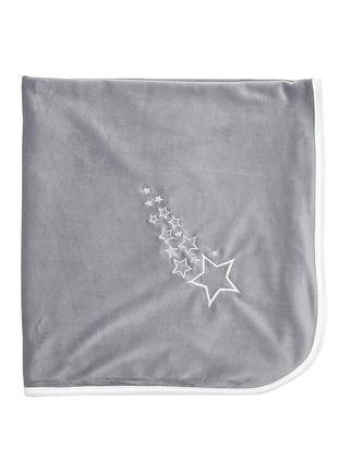 Плед twins велюр double soft 90x90 сірий