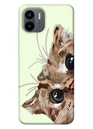 Чехол с принтом для xiaomi redmi a1+ / a2+ / для ксяоми, сяоми, ксиоми редми а1+, редми а2+ cat muzzle