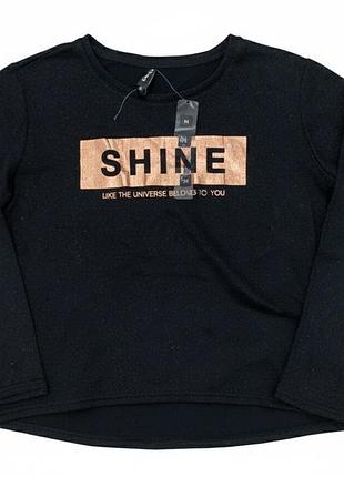 Чорний светрик із блискітками від colours, розмір m.