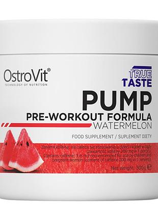 Предтренировочный комплекс ostrovit pump pre-workout 300 g (watermelon)