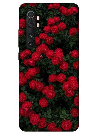 Чехол с принтом для xiaomi mi note 10 lite / для ксяоми, сяоми, ксиоми ми ноте 10 лайт eternal roses