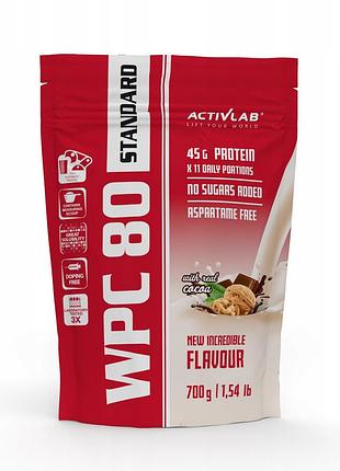 Сывороточный протеин wpc 80 standard 700 g (chocolate with nuts)