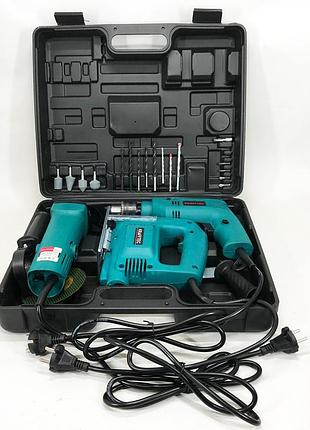 Набор электроинструментов 3в1: сетевая ударная дрель, болгарка сетевая, лобзик электрический мощный jr-99