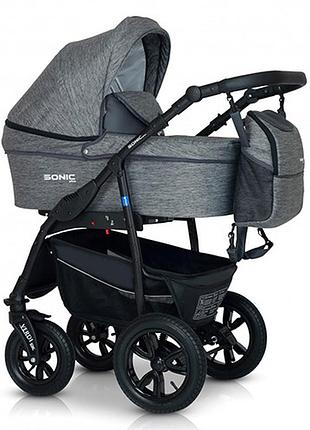 Коляска 3 в 1 verdi sonic plus 13, сірий