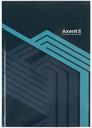 Зошит канц.а4"axent" 96кл. тв.обкл. lines сірий 8422-580-a